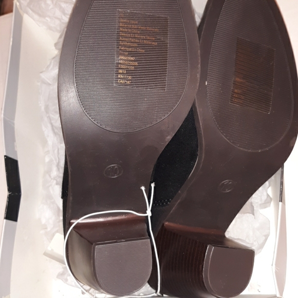 NWT Women's black "Kodi" Vegan Bootie Heel Boot 10 - Picture 7 of 8